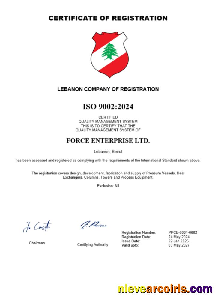 Lebanon company registration certificate